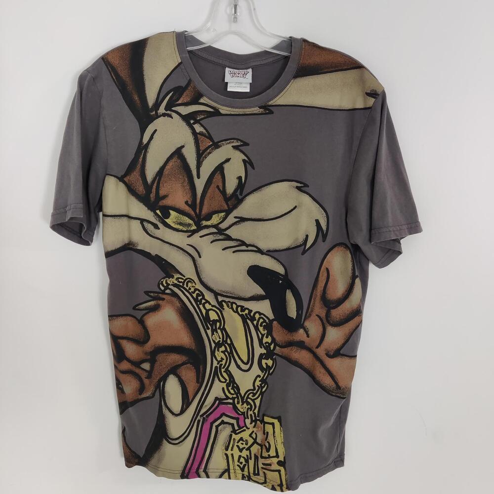 Looney Tunes Men's Coyote Tshirt Size Medium 100% Cotton